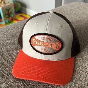 Men's Trucker Hat - Orange and Brown